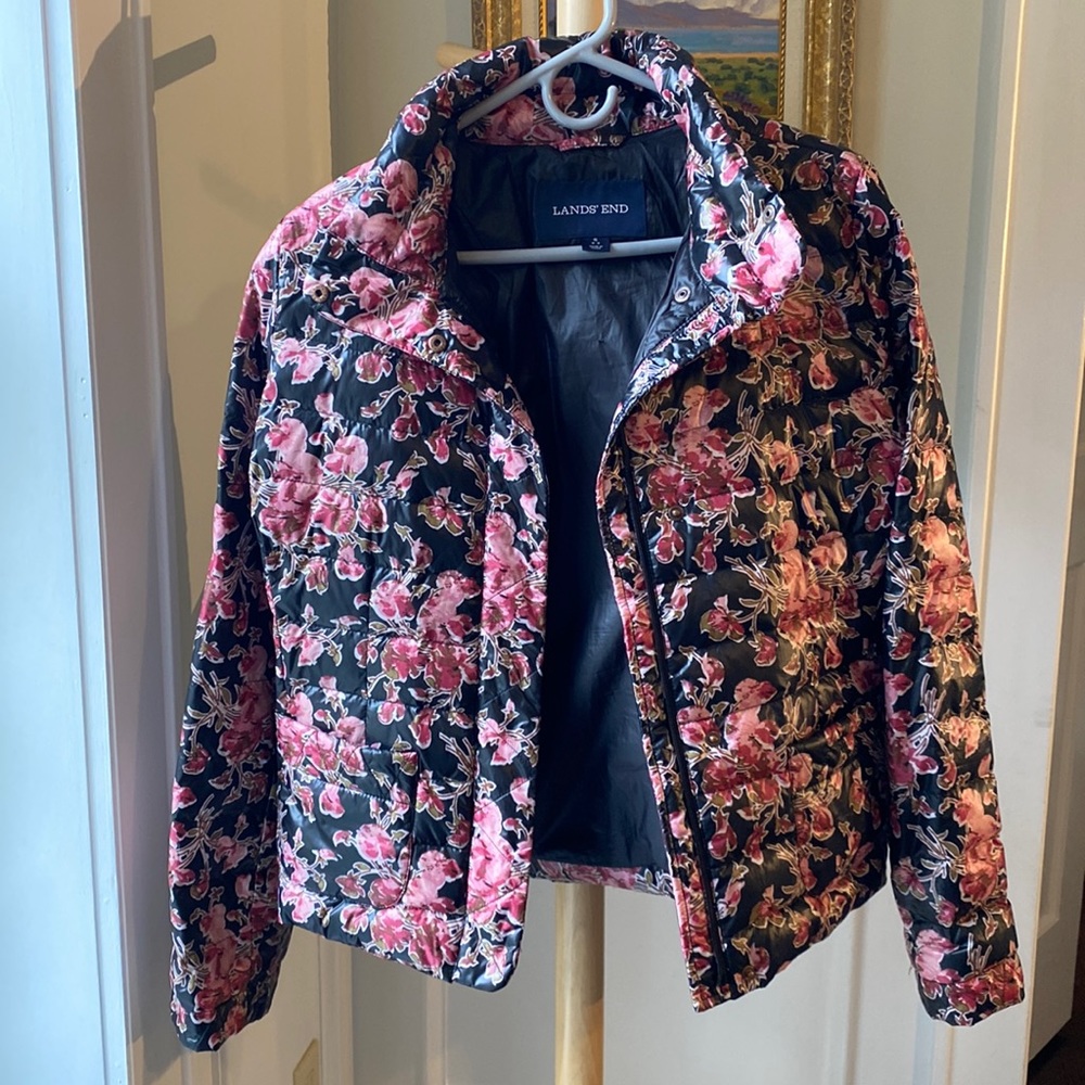 Statement Floral Puffer Jacket
